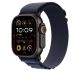 2. Apple MYPW3ZM/A Q601-09Z 49mm Navy AlpineLoop -S Armband - Schwarzes Titan-Finish