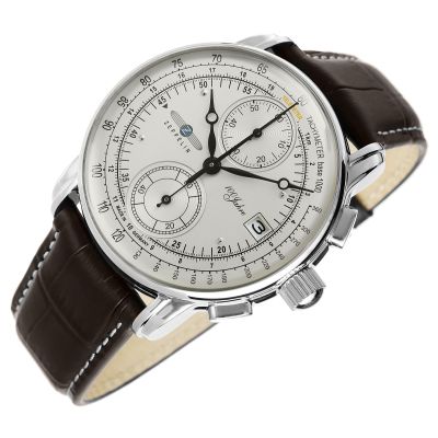 3. ZEPPELIN Herrenuhr 100 Jahre Chronograph 8670-1 + Box