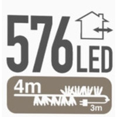 14. WEIHNACHTSLICHTER LICHTERKETTE 576 LED TIMER 3 FARBEN