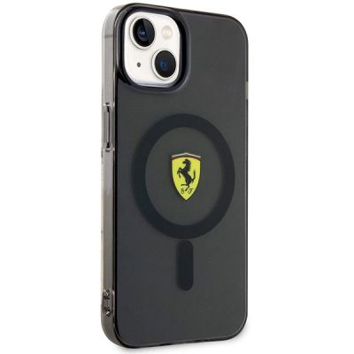 4. Ferrari FEHMP14MURKK iPhone 14 Plus 6,7" schwarz/schwarz Hardcase Translucent Magsafe