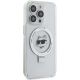 4. Karl Lagerfeld KLHMP15XHMRSCHH iPhone 15 Pro Max 6,7" weiß/weiß Hardcase Ring Stand Choupette Head MagSafe