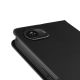 5. Puro Booklet Hülle mit Klappdeckel und Brieftasche für iPhone 16e/17e – Schwarz
