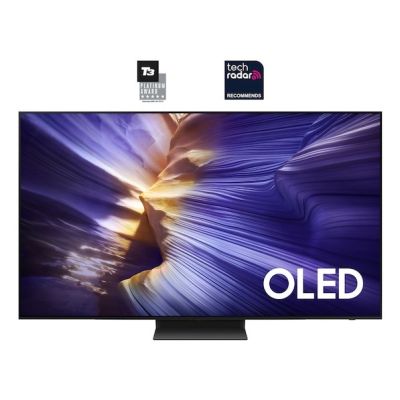 47. Samsung QE77S90F OLED-Fernseher 77 Zoll 4K Ultra HD 144 Hz Tizen Dolby Atmos Schwarz