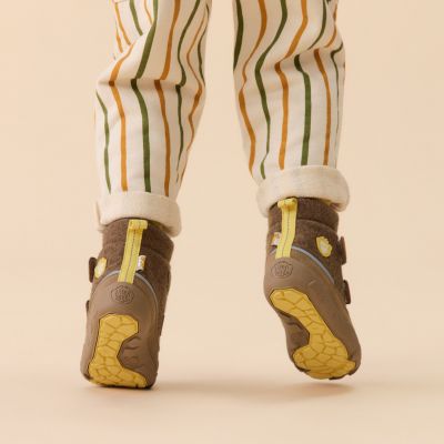 14. Affenzahn Comfy Tiger Barfuß-Winterstiefel aus recycelter Wolle (01250-70003)