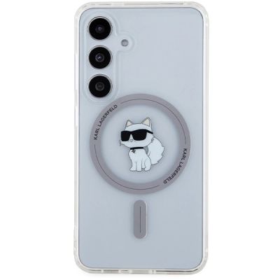3. Karl Lagerfeld IML Choupette MagSafe Hülle für Samsung Galaxy S24 – transparent