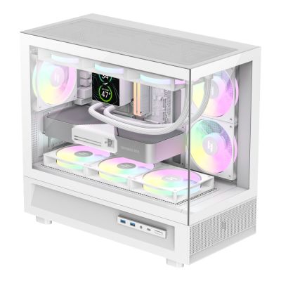 13. GameMax NEX C31 WH Computersicherheit & Halterungen Weiß