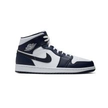 Air Jordan 1 MID Metallic Obsidian Sneaker für Herren - 554724-174