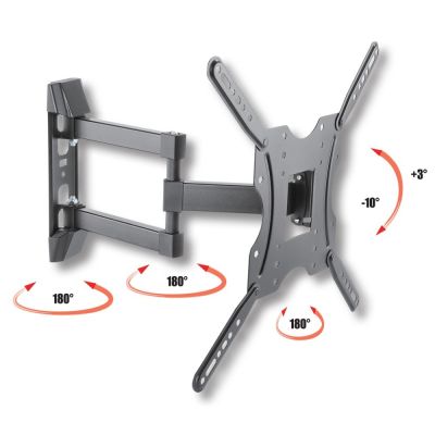 10. Techly ICA-PLB 136E TV-Halterung für 139,7 cm (55") Fernseher, Schwarz