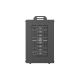 4. Lanberg OR10-2309-B 10" 9U 280x300 Schwarzer offener Rackschrank