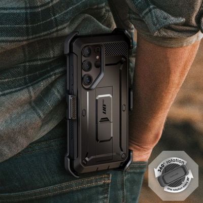 5. Supcase Unicorn Beetle Pro Hülle für Samsung Galaxy S25 Ultra - Schwarz