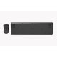 5. GEMBIRD Kabelloses Slim Pro Business-Schreibtisch-Tastatur- und Maus-Set, Schwarz, US-Layout