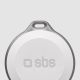6. SBS Track My Circle, wasserdichter IP65-Ortungsgerät, kompatibel mit Apple Find My, Weiß