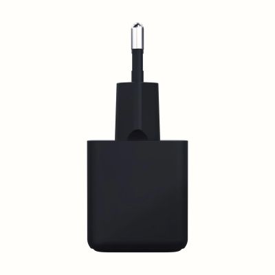 9. 3mk Hyper GaN Ladegerät 20W QC4+ PD PPS USB-C USB-A Wandladegerät - Schwarz