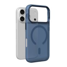 Puro Lightfeel iPhone 17 Pro Hülle, kompatibel mit MagSafe – Klares Blau