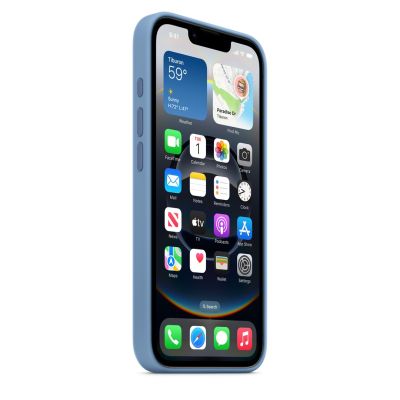 3. Apple iPhone 16e Silikonhülle – Winterblau | Apple