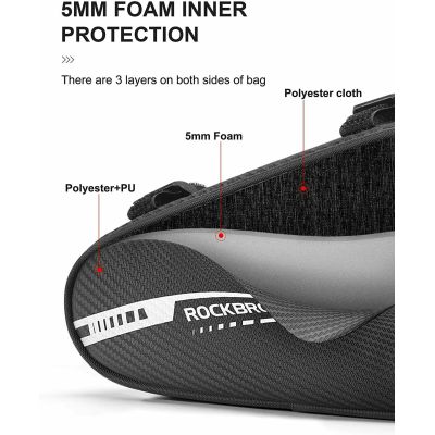 3. Rockbros B75 Rahmentasche rot