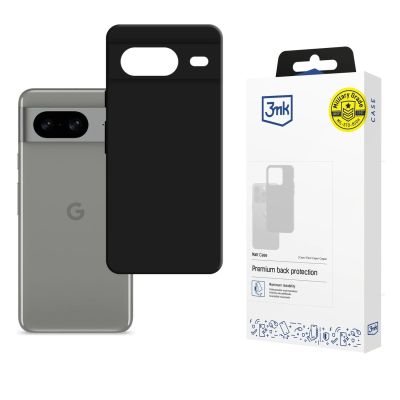 Google Pixel 8 5G - 3mk Matt Case schwarz
