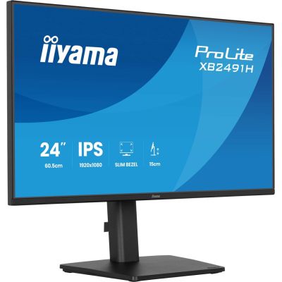 31. iiyama ProLite XB2491H-B1 Computermonitor 60,5 cm (23,8") 1920 x 1080 px Full HD LCD Schwarz