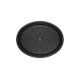 3. Ovaler gusseiserner Topf Staub – 2,35 l, Schwarz