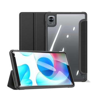 11. Dux Ducis Toby Armored Flip Smart Case für Realme Pad Mini schwarz