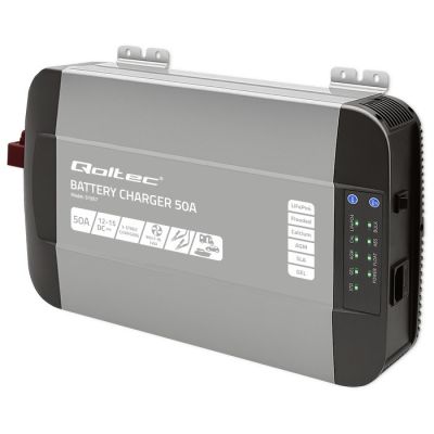 9. Intelligentes professionelles Monolith-Ladegerät für LiFePO4-, AGM-, GEL- und SLA-Batterien (50 A, 12 V)