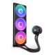3. NZXT Kraken Elite 420 RGB All-in-One-Flüssigkeitskühler für Prozessoren, 14 cm, Schwarz, 1 Stück.