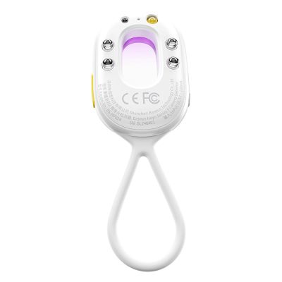 3. Baseus Heyo Series II Versteckter Kameradetektor mit Alarm und Mini-Taschenlampe + Baseus Simple USB-A - USB-C Kabel - Weiß