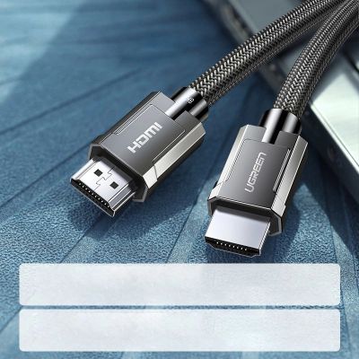 5. Ugreen Kabel HDMI 2.1 Kabel 8K 60 Hz / 4K 120 Hz 3D 48 Gbps HDR VRR QMS ALLM eARC QFT 2 m grau (HD135 70321)