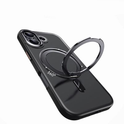 5. Tech-Protect MagRing MagSafe Hülle für iPhone 17 - Mattschwarz