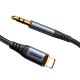 6. Joyroom Audio Transfer Series SY-A06 Mini-Klinkenstecker 3,5 mm / Lightning Kabel 1,2 m – schwarz