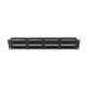 6. LANBERG Patchpanel, 48 Ports, 2 HE, Cat.6, Schwarz, PPU6-2048-B