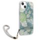 4. Guess GUHCP13SHFLSN iPhone 13 mini 5.4" grün/grüne Hardcase Flower Strap
