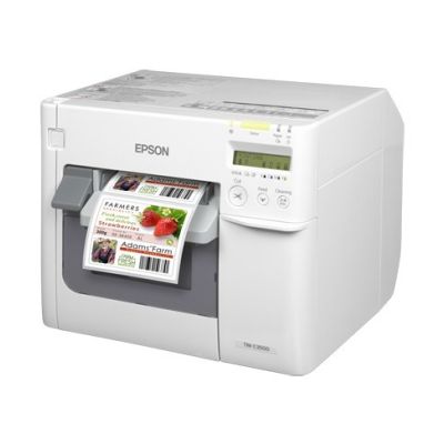 4. Epson TM-C3500 Etikettendrucker, Tintenstrahl, Farbe, 720 x 360 dpi, 103 mm/s, kabelgebunden, LAN-Anschluss