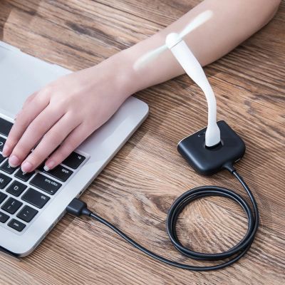 12. HUB Baseus Square USB-A auf 1x USB-A 3.2 Gen 1 / 3x USB 2.0 mit 1m Kabel - schwarz