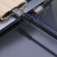 8. Wozinsky WPS2-UY41S USB-C USB4 40Gb/s 240W 2m abgewinkeltes Kabel - Schwarz