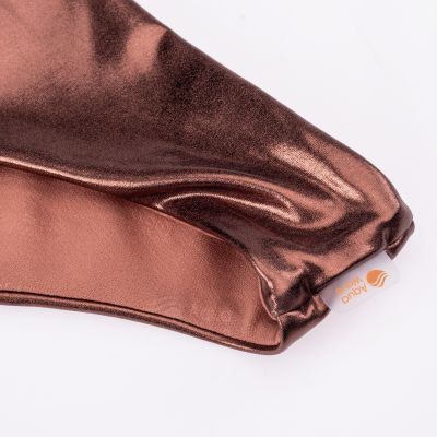 3. Damen-Bikinihose in Traubenfarbe