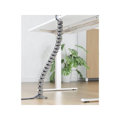 7. Equip 650860 Kabelorganisator Schreibtisch Kabelhülle Grau 1 Stück.