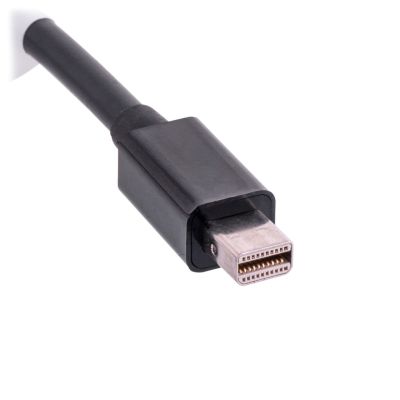 3. Lanberg AD-0006-BK Adapter (Mini DisplayPort M - D-Sub (VGA) F; 0,20 m; schwarz)