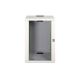 3. Digitus Unique 19" 20HE Wand-Netzwerkschrank 600x450 mm, Glastür, grau, ungeteilt, montiert, 100 kg