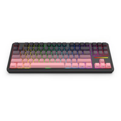 5. REDRAGON K728SP-RGB-PRO Antonium Pro Tastatur USB + RF Wireless + Bluetooth Schwarz, Pink