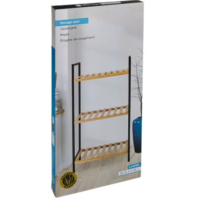 8. Schuhregal mit 3 Ebenen, 38 x 32,5 x 70 cm, Bambus, hervorragende Haushaltsware