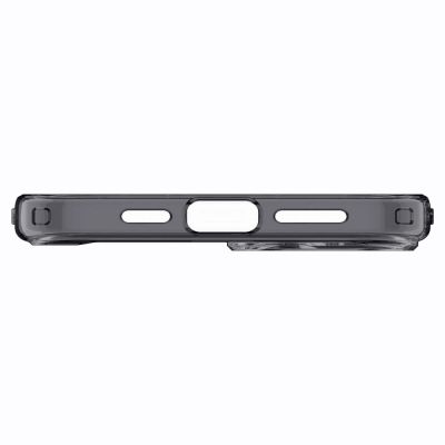 5. Spigen Ultra Hybrid Mag Case mit MagSafe für iPhone 15 Plus – Dunkelgrau (Zero One Pattern)