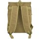 3. Jugendrucksack aus Canvas, braun, SEMI LINE