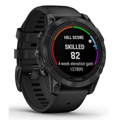 16. Garmin Fenix 7 Pro Solar Edition Schiefergrau/Schwarzes Band Sportuhr