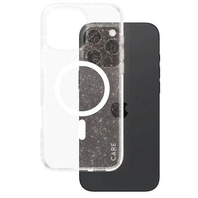 2. CARE by PanzerGlass Flagship Star Lit Case iPhone 16 Pro Max 6,9" weiß/weiß MagSafe 1344