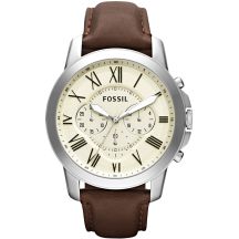 FOSSIL Grant Herrenuhr aus Leder FS4735 + Box