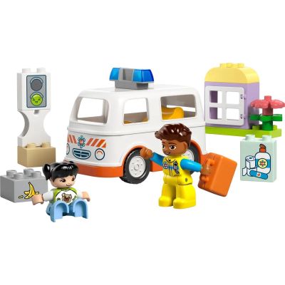 3. LEGO DUPLO TOWN 10447 Krankenwagen mit Fahrer