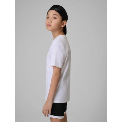 6. Normales bedrucktes Jungen-T-Shirt 4F 4FJRSS26TTSHM3599-10S