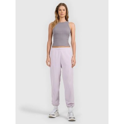 5. Schmal geschnittenes Damen-Rippstricktop 4F 4FRAW25TSLEF310-25S
