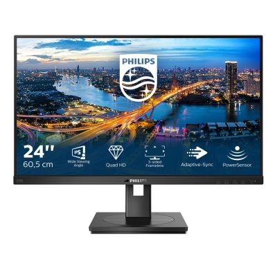 3. PHILIPS LED-Monitor 23,8" 245B1/00 60,5 cm 2560 x 1440 Quad HD Schwarz